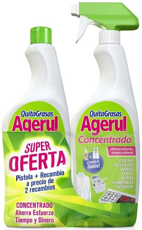 Agerul Quitagrasas Concentrado 750 Ml + Rec