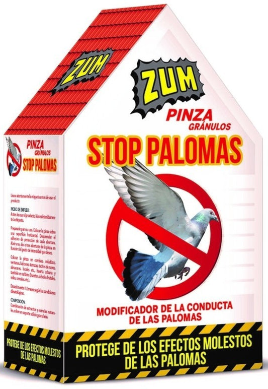 Zum Pinza Stop Palomas Gránulo - Solución Eficaz para Ahuyentar Palomas