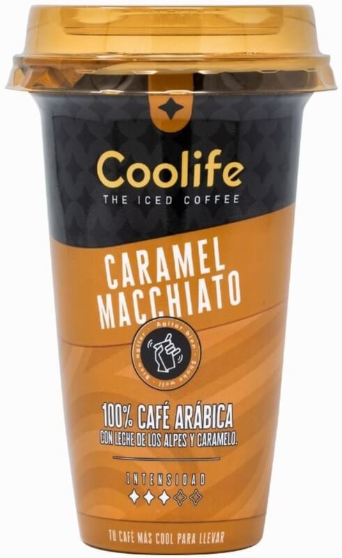 Coolife Café Vaso Caramelo Pk 10 Und x 230 Ml