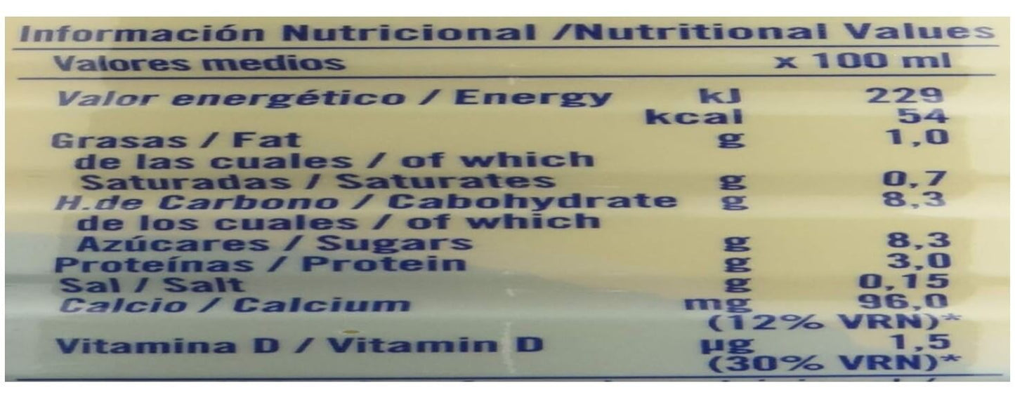 Puleva Batido de Vainilla Pack 6x1L – Sabor Auténtico con 90% Leche y 40% Menos Azúcar
