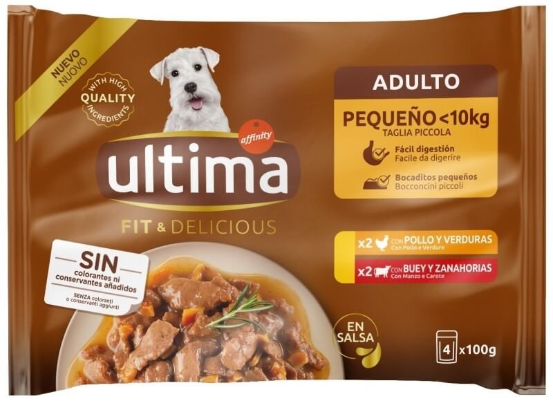 Ultima Perro Pollo F&D 4 x 100 Gr