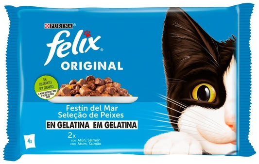 Purina Felix Original Gato Pescado 4 x 85 Gr