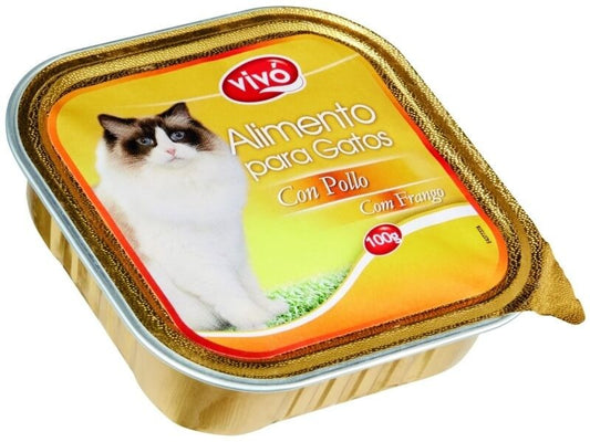 Vivó Alimento para Gatos con Pollo 100 Gr