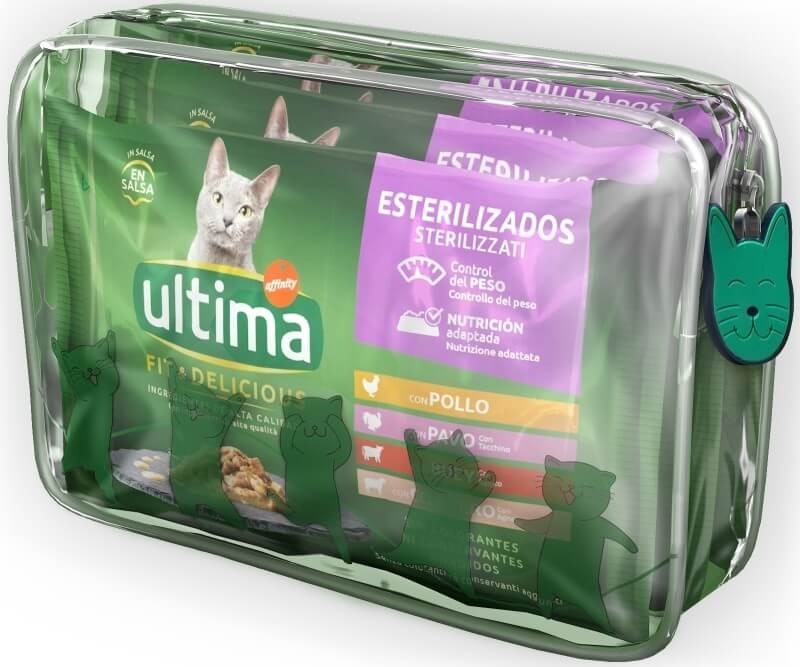 Ultima Neceser Gato Fit&Delicius 4X85G 3U