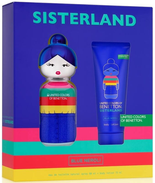 Benetton Sisterland Estuche Blue Neroli Woman 80VP+BO