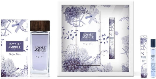 Royale Ambree Estuche Mujer Pacific Blue 100 ml + Mini 10 ml – La Fragancia Marina que Inspira Libertad y Elegancia