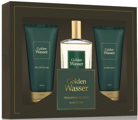 Golden Wasser Estuche Hombre 150+Gel+After Shave