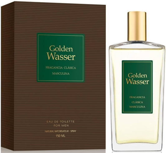 Golden Wasser Fragancia Clásica Masculina 150 ml