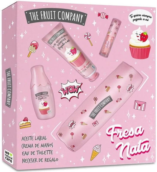 The Fruit Company Estuche Nata/Fresa 4PZA