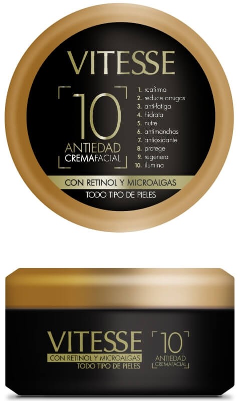 Vitesse 10 Antiedad Crema Facial 150 ml – Máxima Eficacia Rejuvenecedora para Todo Tipo de Pieles