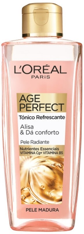 L’Oréal Paris Age Perfect Tónico Refrescante 200 ml – Confort y Luminosidad para la Piel Madura
