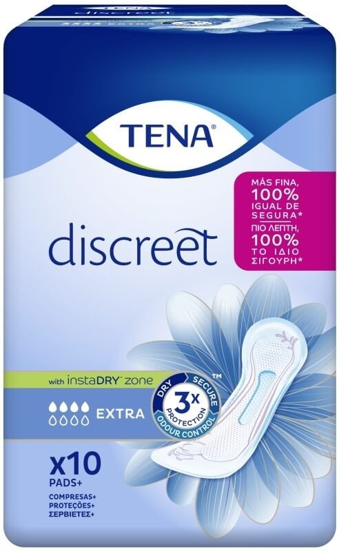 Tena Lady Discreet Compresas Extra 10U