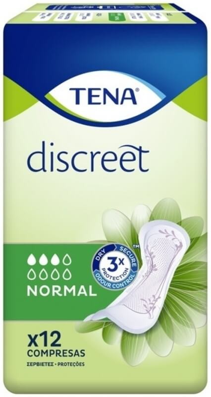 Tena Lady Compresas Discreet Normal 12U