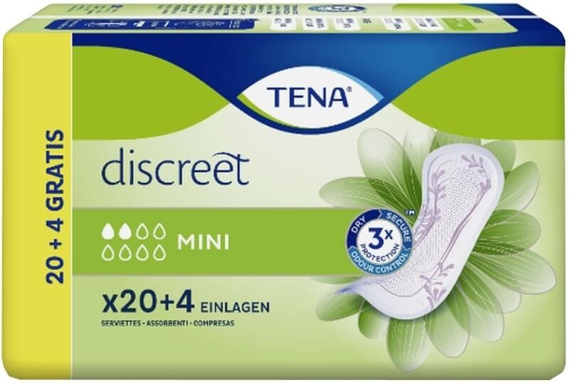 Tena Lady Compresas Discreet Mini 24 Und