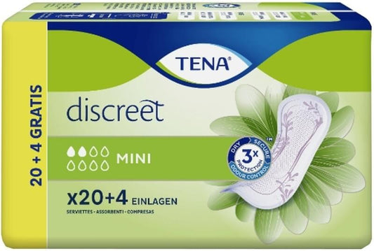 Tena Lady Compresas Discreet Mini 24 Und
