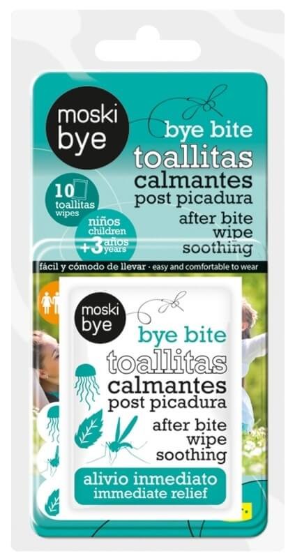 Moski Bye Toallitas Calmantes Post Picadura 10 Und