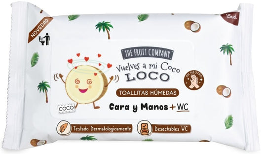 The Fruit Company Toallitas Húmedas Cara y Manos WC 15 Und