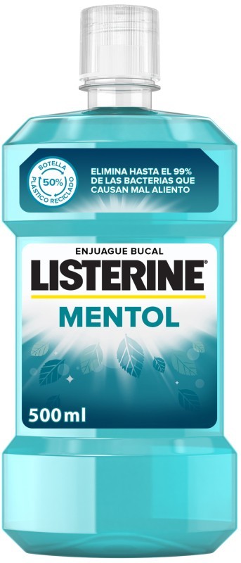 Listerine Enjuague Bucal Mentol 500 Ml