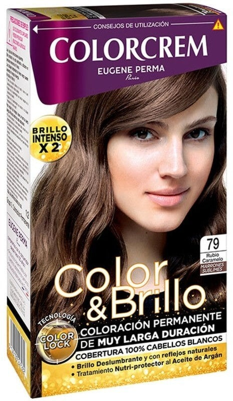 Colorcrem Color & Brillo 79 Rubio Caramelo - Coloración Permanente de Larga Duración