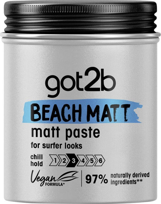 got2b Beach Matt Matt Paste 100 ml - Estilo Natural y Acabado Mate para Looks Desenfadados