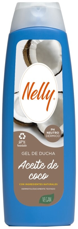 Nelly Gel Ducha Aceite de Coco 600 Ml