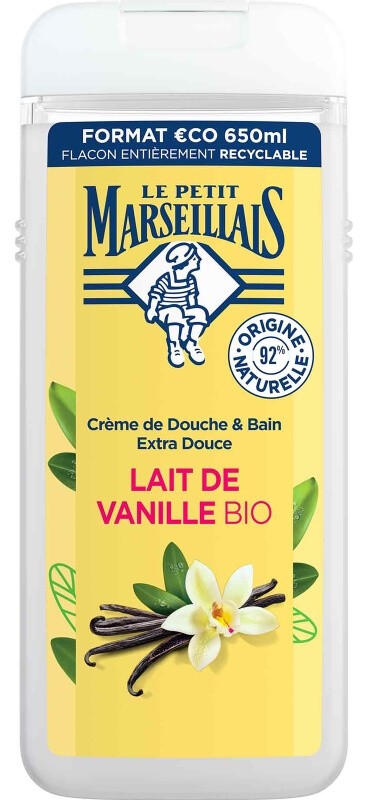 Le Petit Marseillais Créme de Baño Vanille 650 Ml