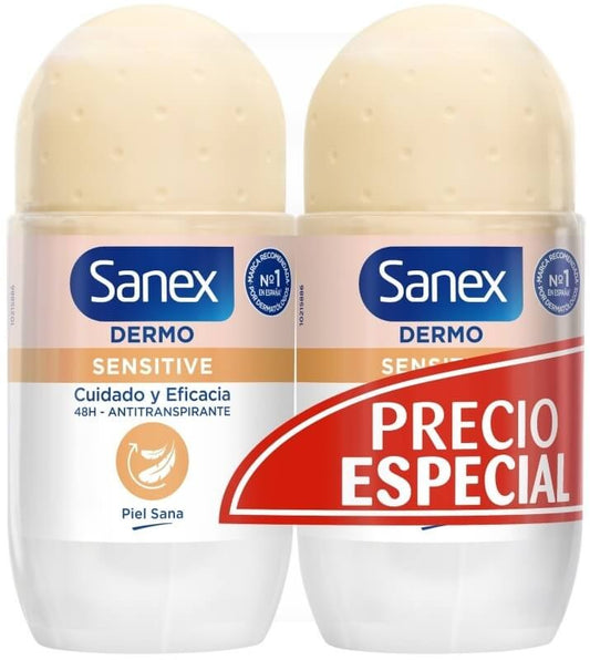 Sanex Desodorante Sensitive Rl 2 x 50 Ml
