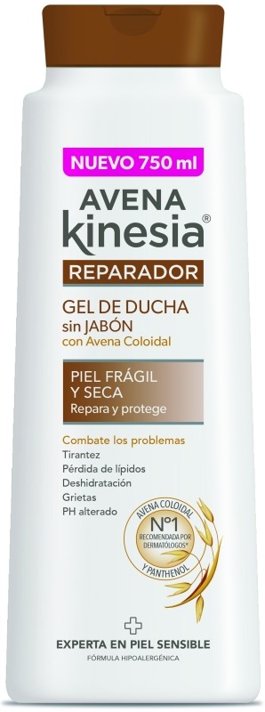 Kinesia Avena Reparador Gel de Ducha 750 Ml