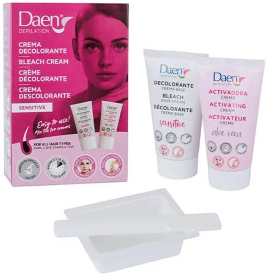 Daen Crema Base Decolorante y Crema Activadora 2 x 50 Ml