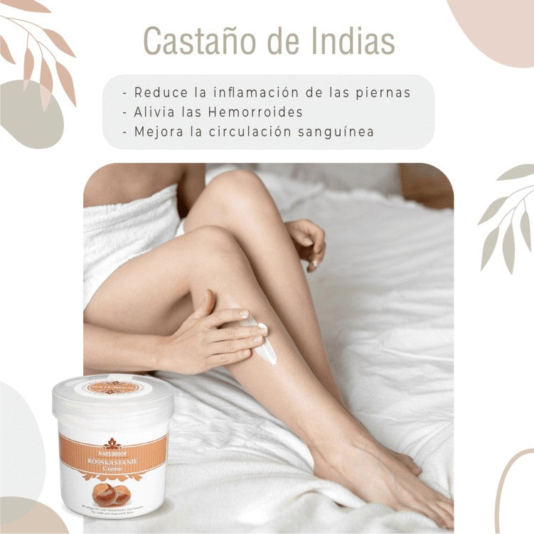 Naturhof Crema de Castaño de Indias 250 ml – Cuidado Natural para la Piel y la Circulación