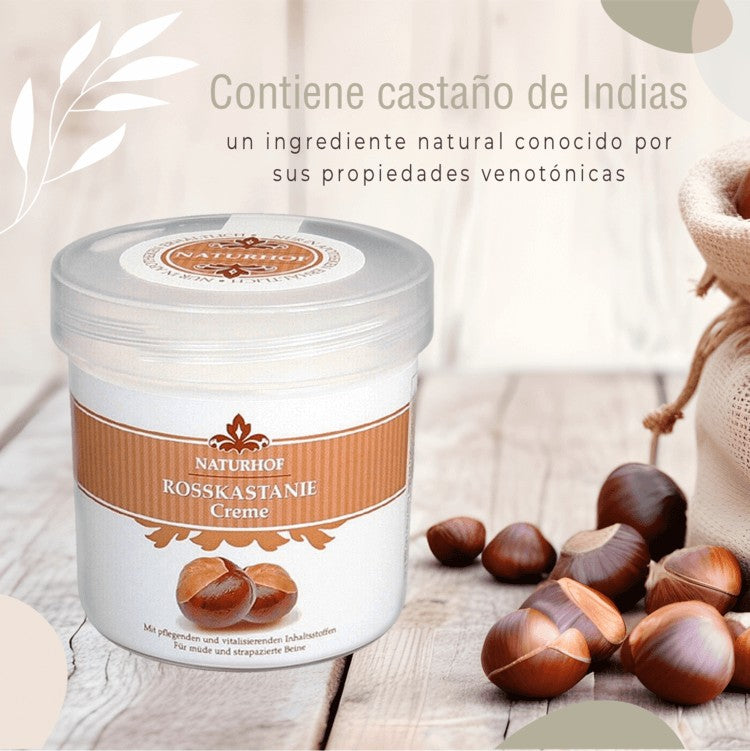 Naturhof Crema de Castaño de Indias 250 ml – Cuidado Natural para la Piel y la Circulación