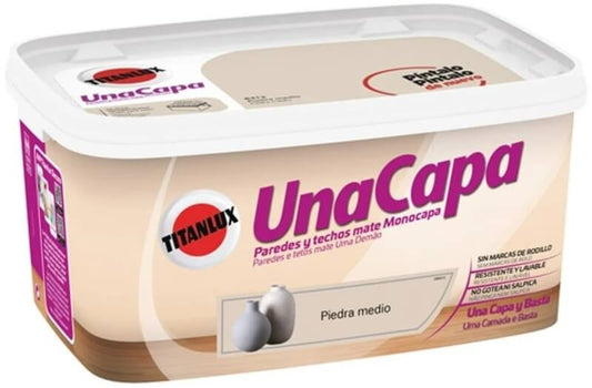 Titanlux UnaCapa Piedra Medio 4 L