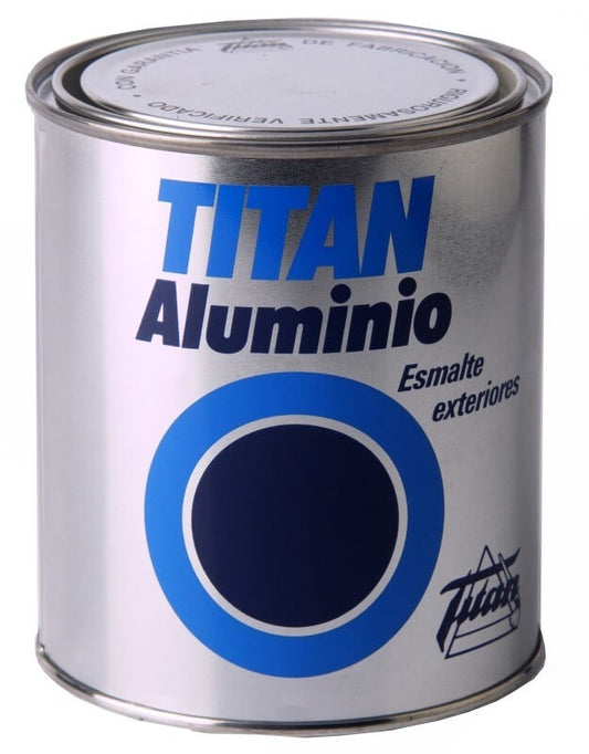 Titan Aluminio Esmalte Exteriores 375 Ml