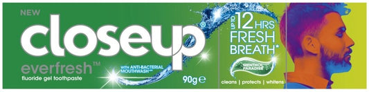 Closeuo 12 Hrs Everfresh Fresh Breath Menthol Paradise 90 Gr