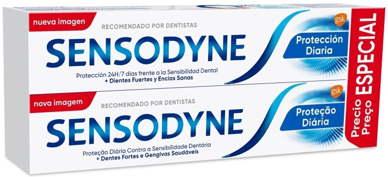Sensodyne Pasta de Dientes Protección Diaria 2 x 75 ml