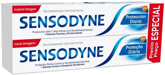 Sensodyne Pasta de Dientes Protección Diaria 2 x 75 ml