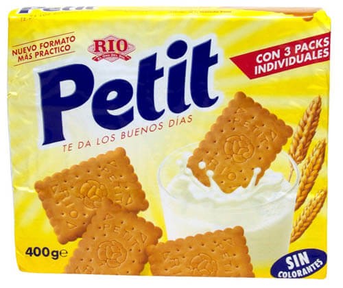 Rio Petit Galleta 400G - Galletas Tiernas y Nutritivas para Toda la Familia