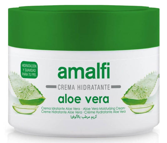 Amalfi Crema Hidratante Aloe Vera 250 ml - Hidratación y Suavidad para Todo Tipo de Piel
