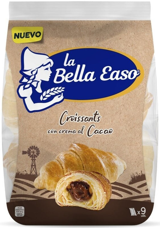 La Bella Easo Croissants con Crema al Cacao 380G