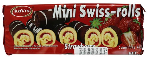 Kavis Mels Relleno Mini Swiss-Rolls Cacao