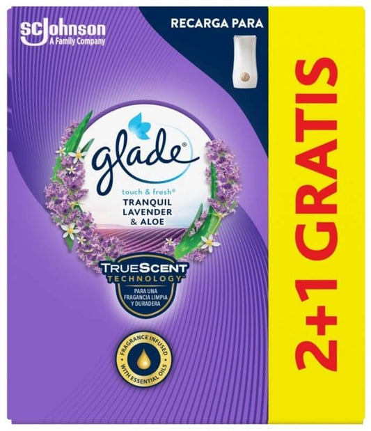 Glade Rec Tranquil Lavander & Aloe 2+1 Gratis  3x2