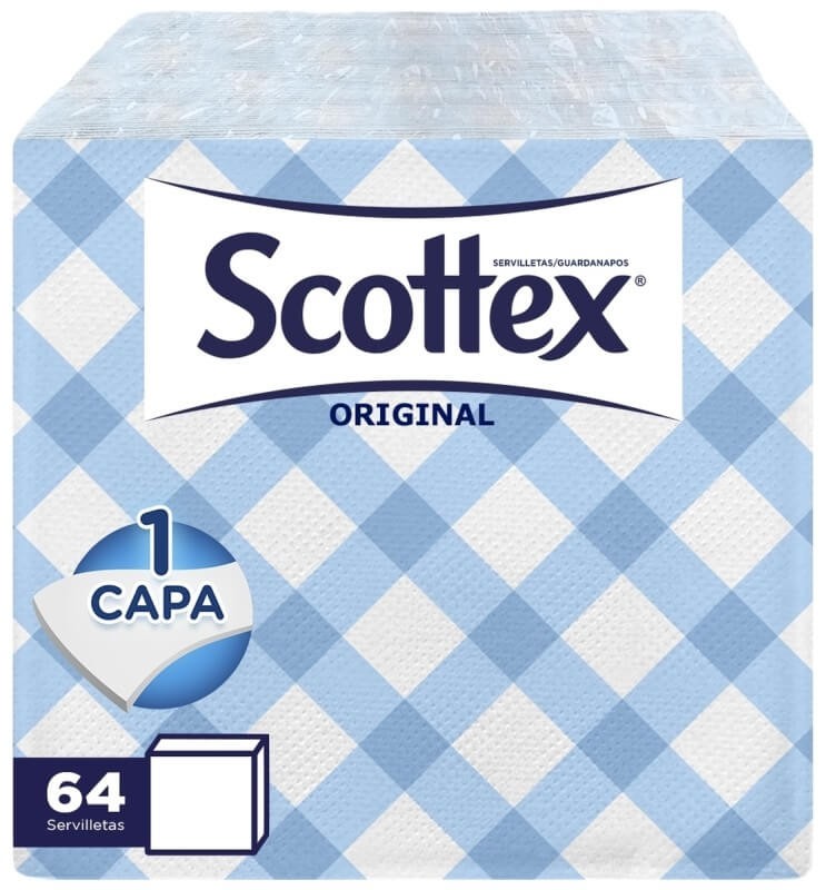 Scottex Servilleta Cua 1C 30x30 64U