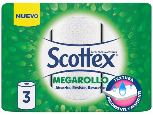 Scottex Cocina Mega 2C 13,8M 3 Rol