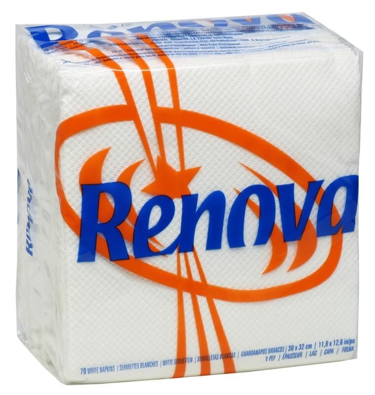 Renova Servilleta 1C 30x32 70U BCA