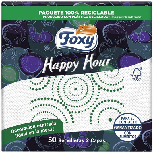Foxy Servilleta Hour 2C 30x30 50U