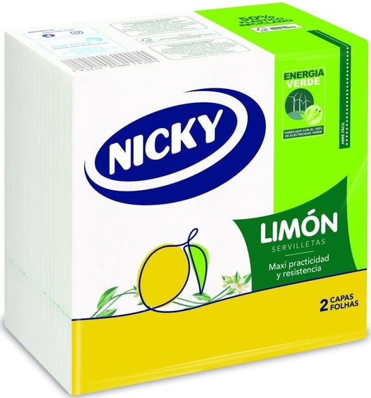Nicky Servilleta Limón 2C 33x33 65U