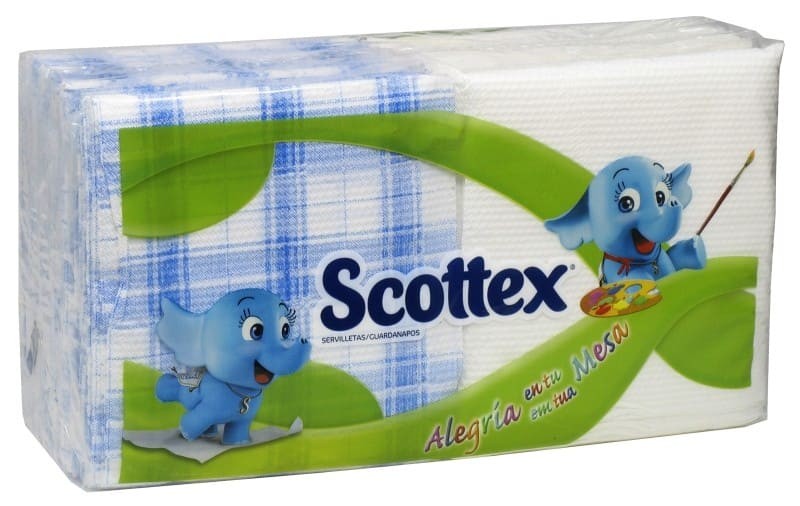 Scottex Servilleta Bic 1C 128U