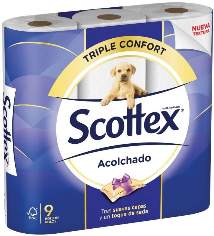 Scottex Papel Acol 3C 19,47M 9 Rol