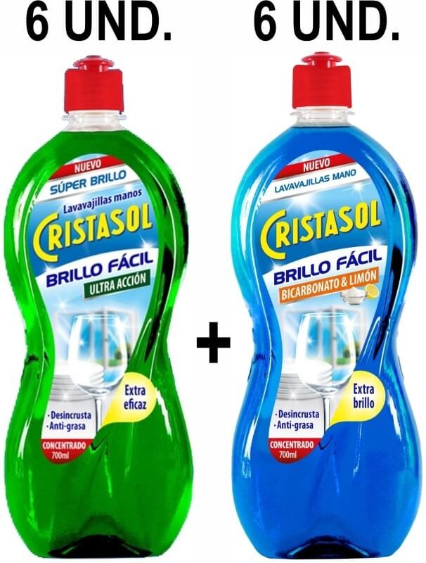 Cristasol Lote Vajilla Ref 100189 12U x 700Ml