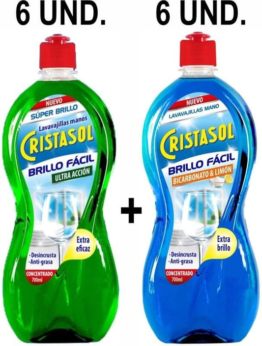 Cristasol Lote Vajilla Ref 100189 12U x 700Ml